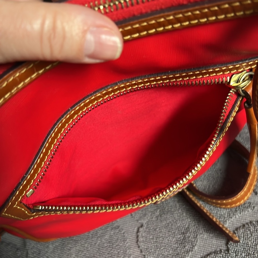 Dooney & Bourke Red Slim Crossbody Purse - Picture 9 of 15